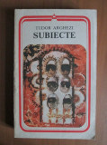Tudor Arghezi - Subiecte