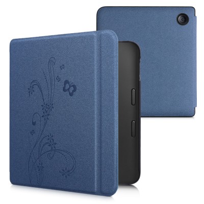 Husa pentru Kobo Libra 2, Kwmobile, Albastru, Piele ecologica, 56575.19 foto