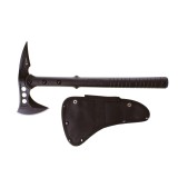 Toporisca tactica Tomahawk, otel, 38 cm, teaca, maner anti-alunecare, negru