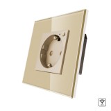 Cumpara ieftin Priza Simpla Wi-Fi LUXION cu Rama din Sticla SmartElectro IntelligentHouse