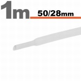 Tub termocontractibilAlb &bull; 50 / 28 mm Best CarHome