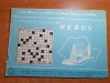Placheta Rebus 1977 - Rebusuri Completate Creion - Colectie Puzzle Vintage
