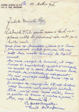 Autograf: Hatieganu Emil , din 13 martie 1946