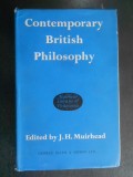 J. H. Muirhead - Contemporary British Philosophy (1953, editie cartonata)