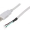Cablu USB 2.0 USB A 3m Gri
