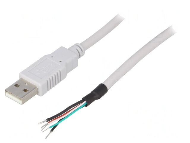 Cablu USB 2.0 USB A 2m Gri