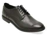 Pantofi eleganti CLARKS negri, BANBURY DERBY, din piele naturala