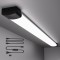 Aplica LED liniara 36w, Certificat IP65, 4000K, Negru - CN