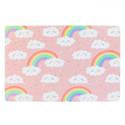 Suport Farfurie, Model Curcubeu Nor, Multicolor, 43.5x28.5cm foto