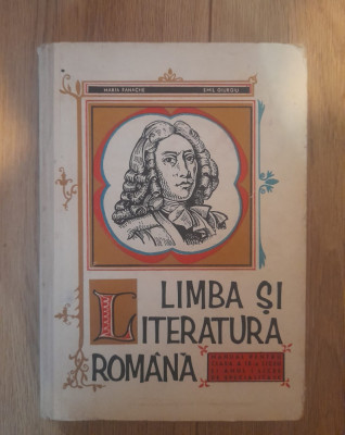 Limba si literatura romana Manual pentru clasa a 9 - 1969 foto