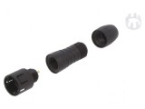 Conector circular 620 125V cu 3 pini, mufă tată pentru lipire pe cablu