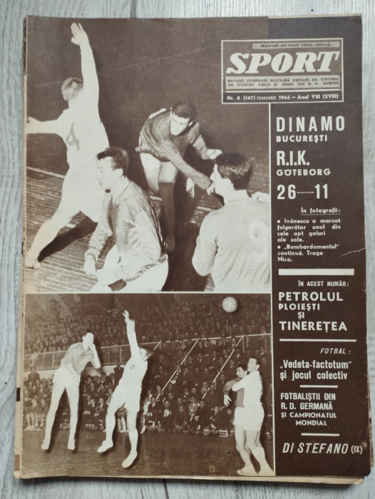 Revista SPORT nr. 4 (147) - Februarie 1965