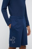 Under Armour pantaloni scurți de antrenament Tech Graphic culoarea albastru marin, 1306443