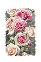 Sticker decorativ, Trandaifiri, Roz, 85 cm, 6946ST foto