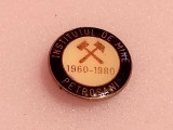 Insigna minerit - INSTITUTUL de MINE PETROSANI (1960-1980)