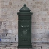 Cumpara ieftin Cutie poștală st&acirc;lp, aluminiu, stil vintage, inoxidabil, verde