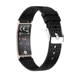 Cumpara ieftin iSEN B8 Ceas Inteligent, Roz cu bratara Neagra, Silicon, Ritm Cardiac Oxigen Sange, Detectare Presiune, Urmarire Somn Activitate, Sanatate Femei, 33mA