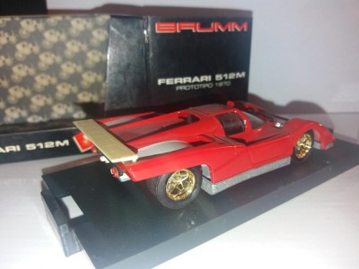 Macheta Ferrari 512M Prototip - 1970 scara 1:43 BRUMM foto