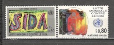 O.N.U.Geneva.1990 Campanie mondiala impotriva AIDS SN.576