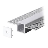 PROFIL ALUMINIU PENTRU BANDA LED 2M 55MM X 15MM, V-TAC