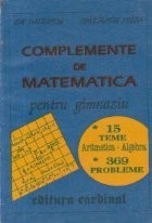 Complemente de matematica pentru gimnaziu