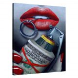 Tablou Canvas, Tablofy, Grenade Money, Printat Digital, 50 &times; 70 cm