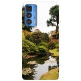 Husa compatibila cu Motorola Moto G22 model Japanese garden, Silicon, TPU, Viceversa
