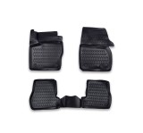 Covorase Auto Tip Tavita Cauciuc ALM Ford Focus 3 Facelift 2015-2019 Negru Premium