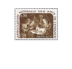 Monaco 1966 - Asociația Mondială a Prietenilor Copiilor, neuzata