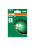 Set 2 becuri auto Osram W5W ULTRA LIFE BLISTER 2-buc