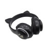Casti audio B450, Bt, wireless, USB, LED RGB, urechi pisica, Bluetooth, Casti On Ear