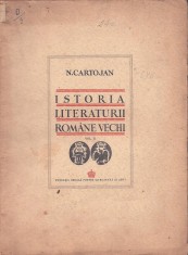 C9035N Istoria literaturii rom&acirc;ne vechi de Nicolae Cartojan, volumul II, 1942
