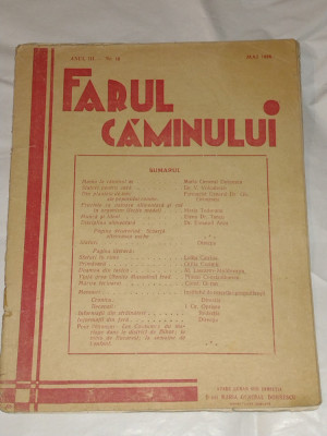 REVISTA FARUL CAMINULUI Anul III - Nr.10, MAI 1936 foto