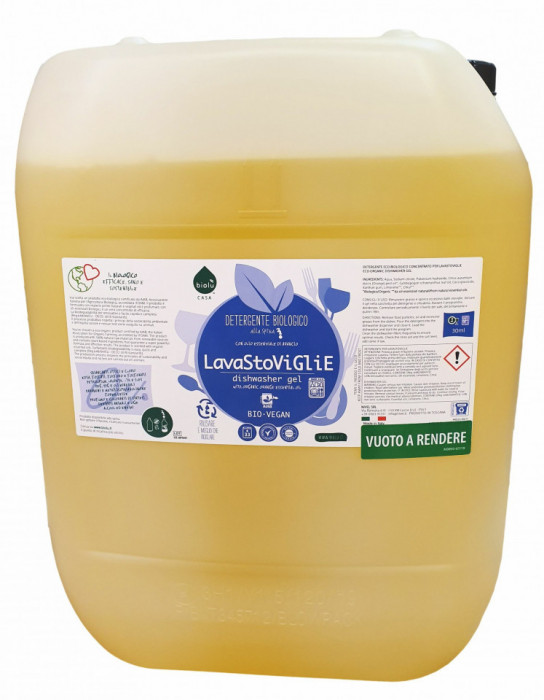 Gel ecologic pentru masina de spalat vase 20L Biolu