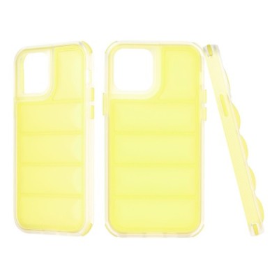 Husa pentru iPhone 12 / 12 Pro - Techsuit Wave Shield - Yellow foto