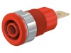 Soclu Banană 4mm 32A 1kV Roșu Aurit