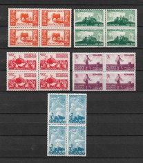 ROMANIA 1946 - REFORMA AGRARA, BLOCURI, MNH - LP 190 foto