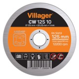 Disc taiere metal CW 12510 125 x 1.0 mm, Villager VL023770