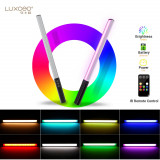 Telecomandă Lng Q508A, portabilă, RGB, lumină, 8 culori, 3000K-5750k, Fotografie