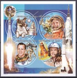 DB1 Cosmos Mali Laika Gagarin Glenn White MS MNH ndt., Nestampilat