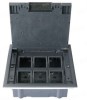 Doza incastrata in pardoseala 12 module IP30 IK10 compatibil aparataj modular TEM, Omu System