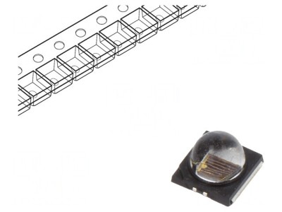 Emițător IR 3535 920-960nm 500mW 80&amp;deg; SMD 350mA foto