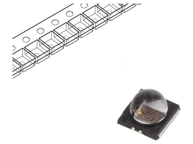 Emițător IR 3535 920-960nm 500mW 80&deg; SMD 350mA