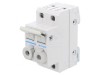 Separator cu Fuzibil 10x38mm pentru Șină DIN 20A 400V 2 Poli, Hager