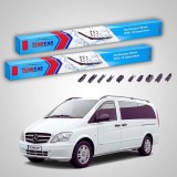 Cumpara ieftin Ștergătoare Mercedes-Benz Vito W639 09.2005-08.2010 Uși Batante | Set Față Flat &ndash; TeamCar&reg;