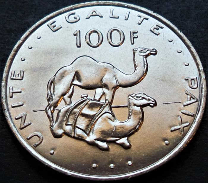 Moneda exotica 100 FRANCI - DJIBOUTI, anul 2013 * cod 3171 = UNC