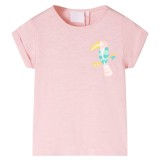 Tricou pentru copii, roz deschis, 128