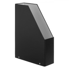 Suport Documente Carton, Model Negru, 23x8x33cm, Suport Metalic pentru Etichete