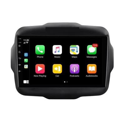 Navigatie Auto Multimedia cu GPS Jeep Renegade (2015 -2021), 4 GB RAM + 64 GB ROM, Slot Sim 4G pentru Internet, Carplay, Android, Aplicatii, USB, Wi-F foto