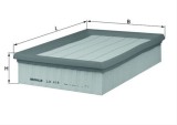 Filtru aer MAHLE LX418